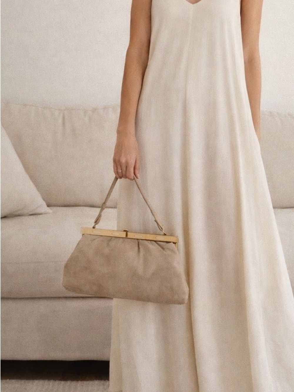 VTG Suede Handbag